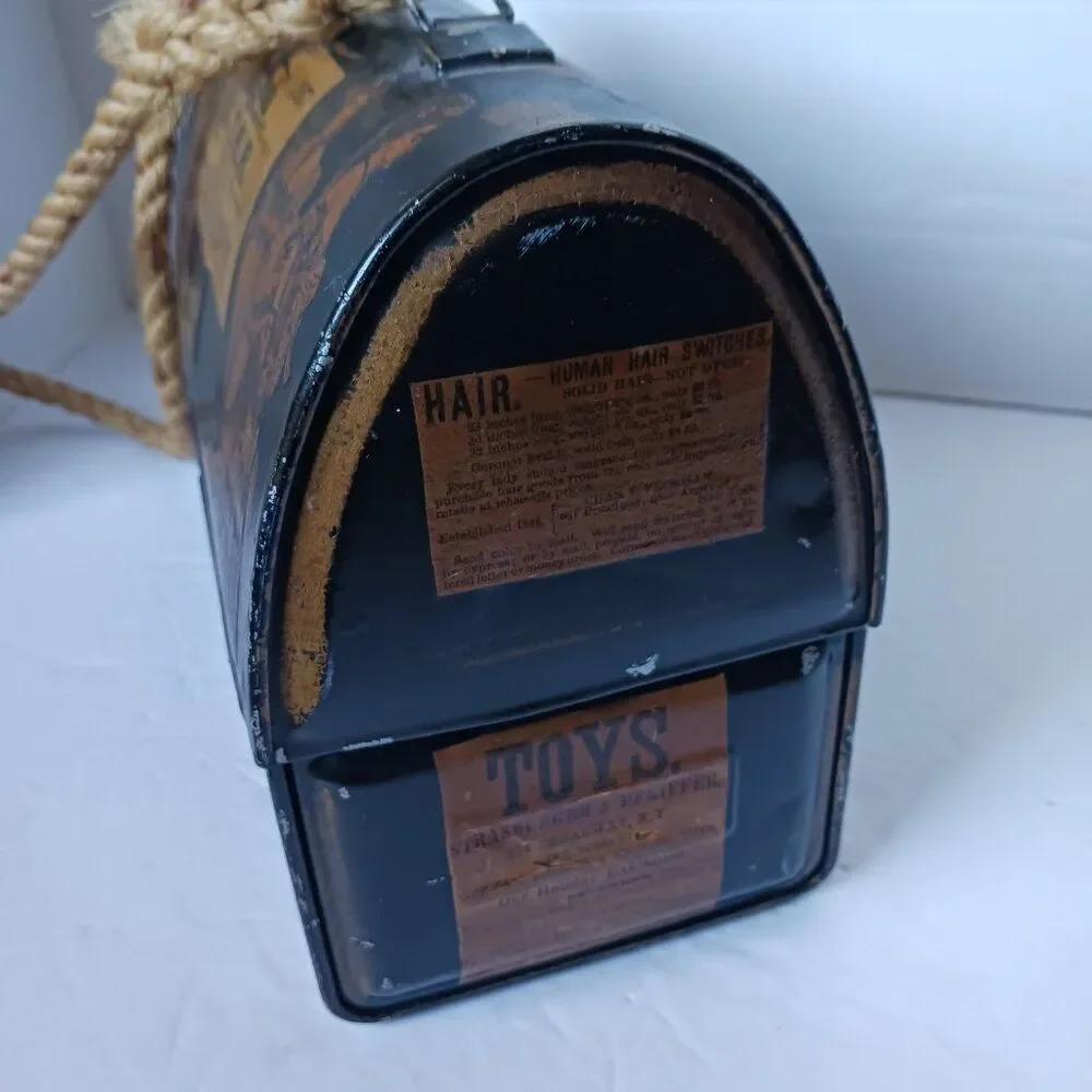 Vintage Decopage Lunchbox 1960’s Vintage Storage Box Retro Mid Century